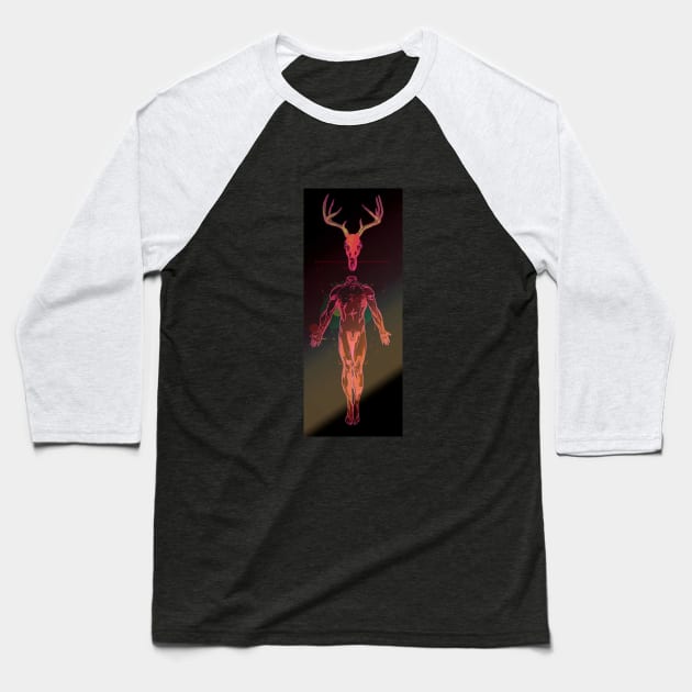 Stag Baseball T-Shirt by mcguima